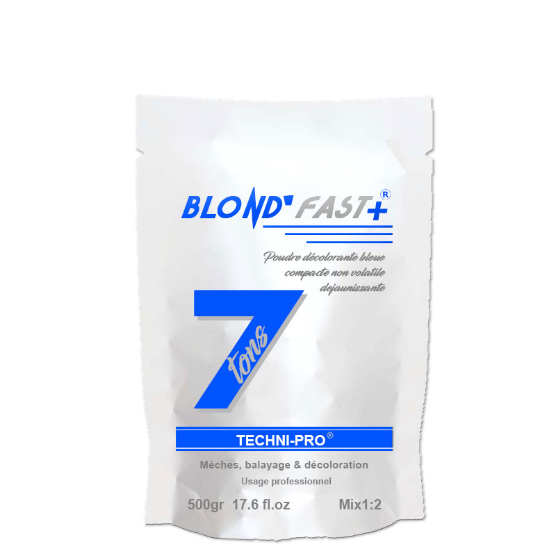 Blond'Fast+ poudre decolorante bleue 500gr